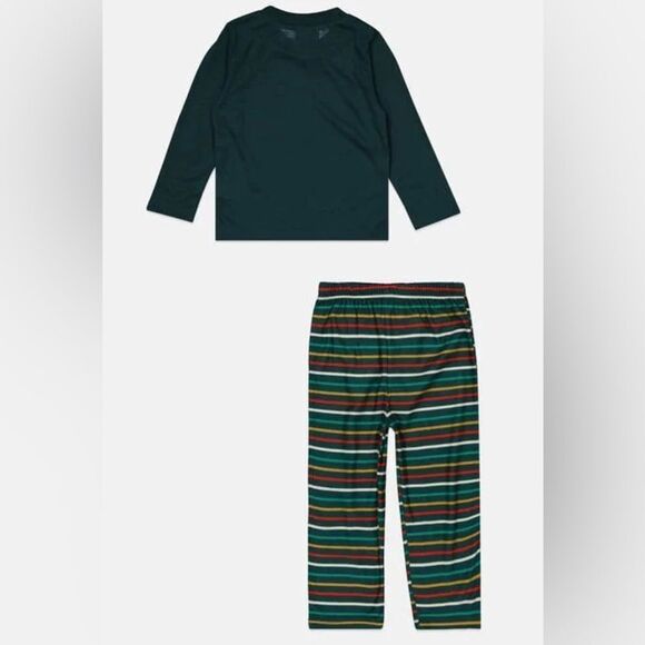 Family Pajamas Unisex Kids Matching Merry Jingle Mix It Pajama Set Size 2T-3T - Picture 2 of 5